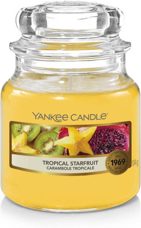 Yankee Candle Geurkaars Small Tropical Starfruit 9 cm ø 6 cm
