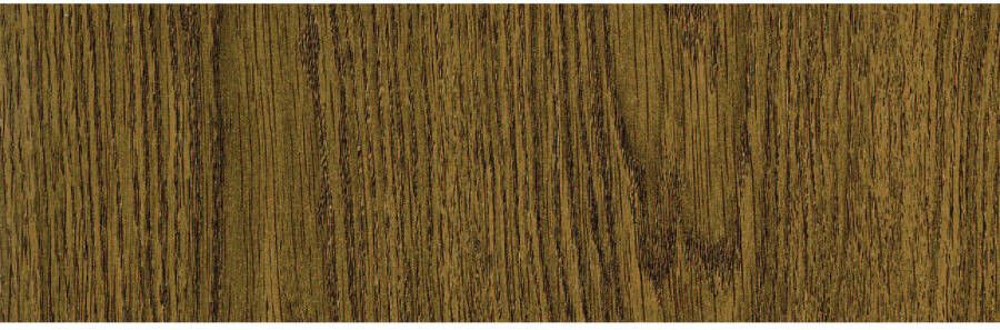 2LIF Decoratie plakfolie eiken houtnerf look donkerbruin 45 cm x 2 meter zelfklevend Decoratiefolie Meubelfolie