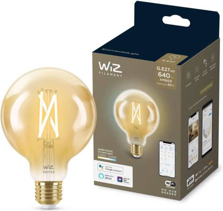 WiZ Globe Filament Slimme LED-Verlichting Warm- tot Koelwit Licht…
