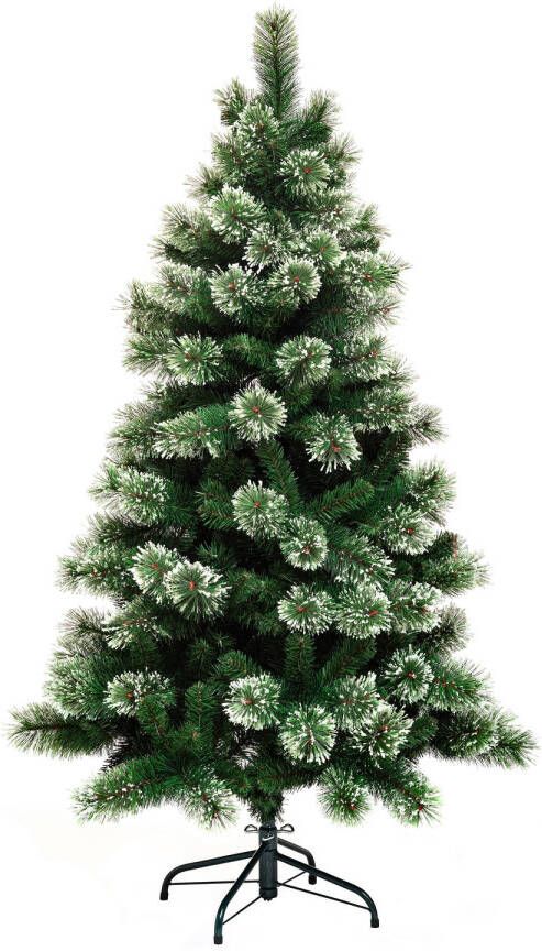4Goodz Gracious Frosted Pine Kerstboom 150 cm Groen Wit