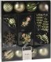 4seasonz 4goodz 45-delige Decoratieve Kunststof Kerstballen Zwart - Thumbnail 2