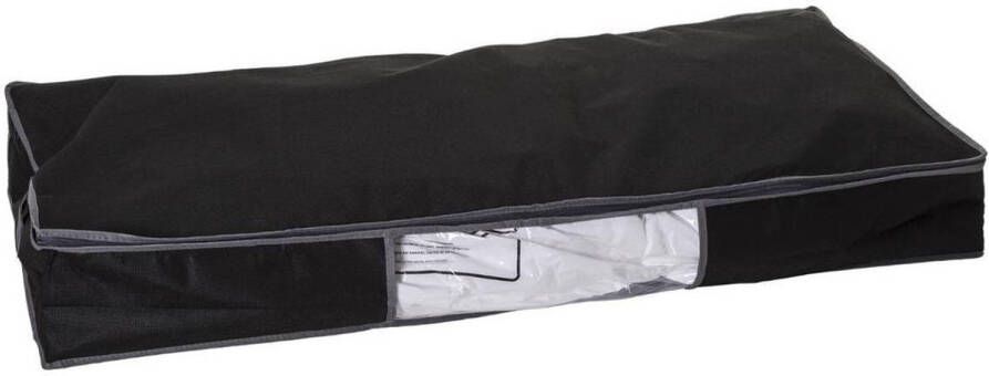 5Five Dekbed kussen opberghoes zwart met vacuumzak 98 x 45 x 15 cm Opberghoezen