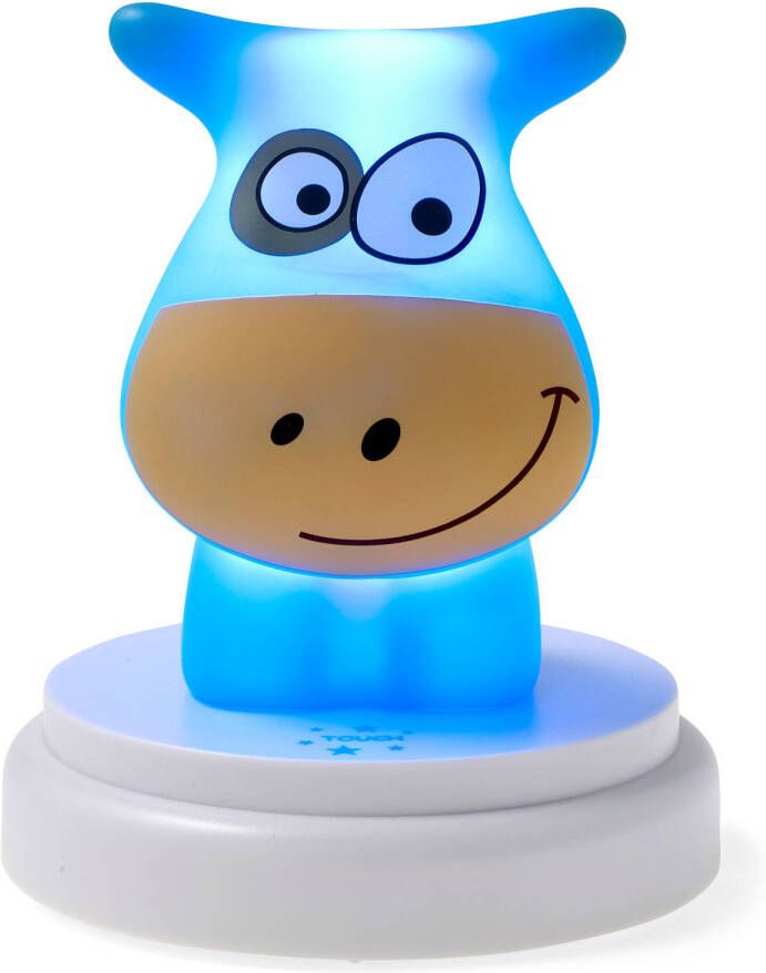 Alecto LED nachtlampje NAUGHTY COW Blauw