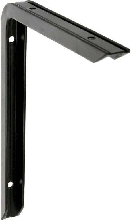 AMIG Plankdrager planksteun aluminium gelakt zwart H120 x B80 mm max gewicht 75 kg Plankdragers