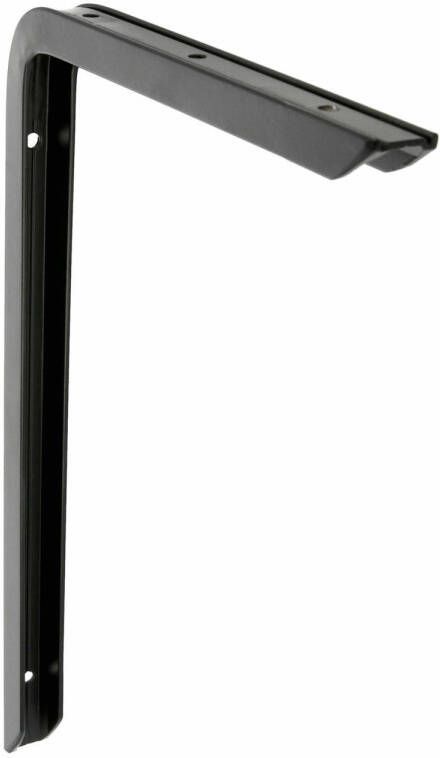AMIG Plankdrager planksteun aluminium gelakt zwart H300 x B200 mm max gewicht 30 kg Plankdragers