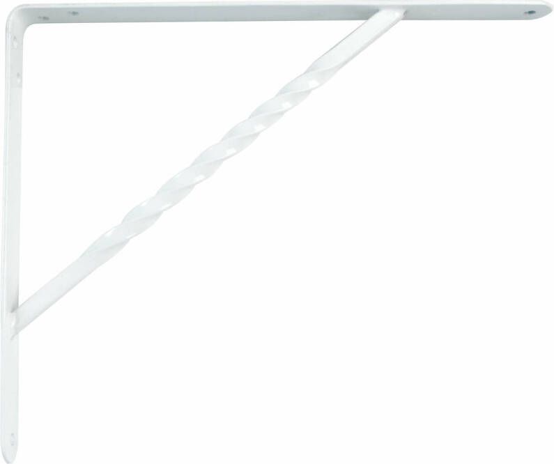 AMIG Plankdrager steun beugel Spiraal metaal wit H150 x B125 mm Tot 300 kg Plankdragers