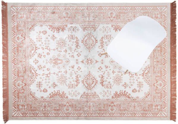 AnLi Style Carpet Reza 160x230 Pink Grey
