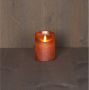 Anna&apos;s Collection B.o.t. kaars wax rustiek bewegende vlam 7.5x10cm koper 3xaaa timer - Thumbnail 1
