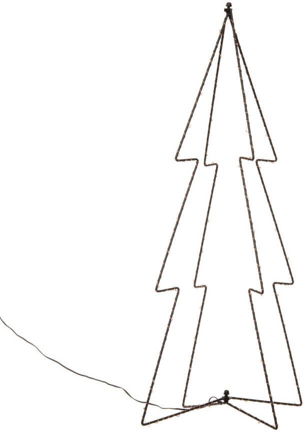 Anna&apos;s Collection Kerstverlichting 3D kerstbomen met 60 lampjes classic warm 72 cm kerstverlichting figuur
