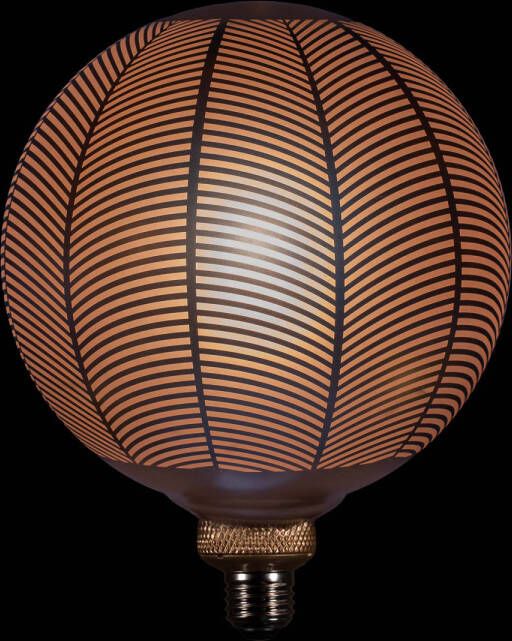 Anna&apos;s Collection Led Bulb Palm Leaf Pattern Matt Gold 200X280Mm 5W-2200K E2