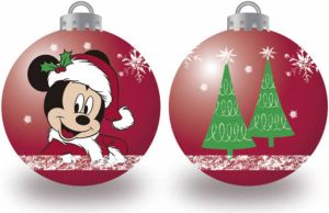 Arditex Kerstballen Mickey Mouse 6 Cm Rood 10 Stuks