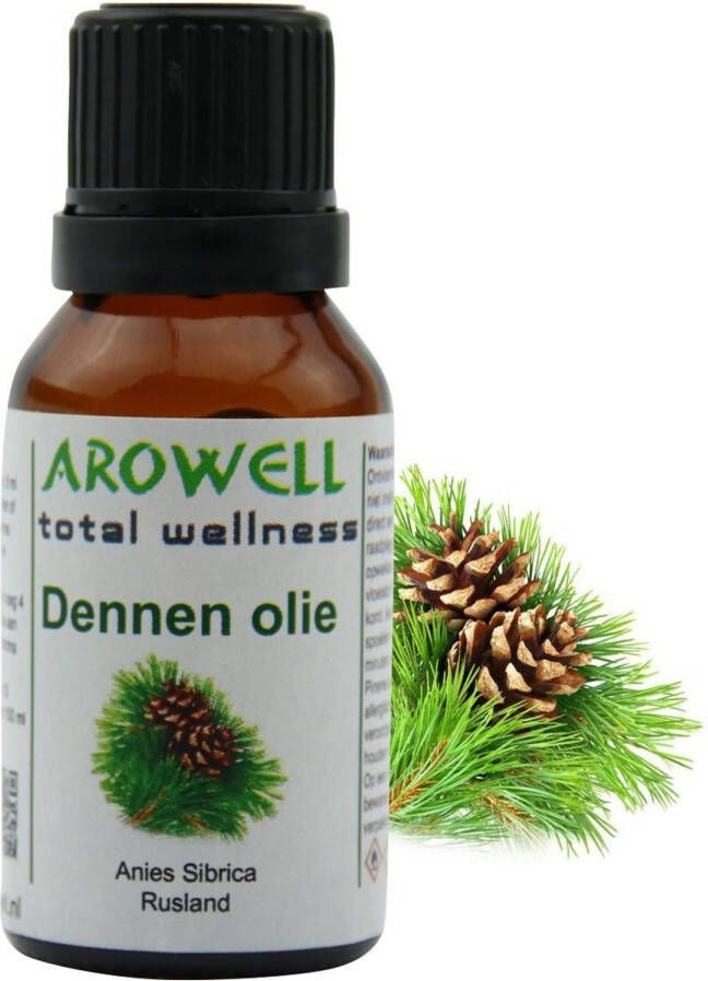 Arowell Dennen etherische olie geurolie 15 ml (Abies Sibirica)