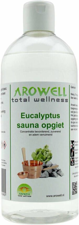 Arowell Eucalyptus sauna opgiet saunageur opgietconcentraat 1 ltr