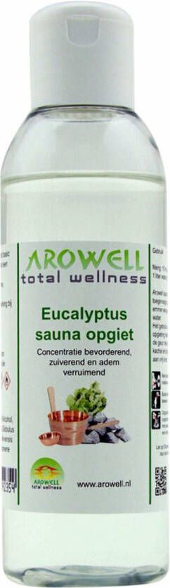 Arowell Eucalyptus sauna opgiet saunageur opgietconcentraat 250 ml