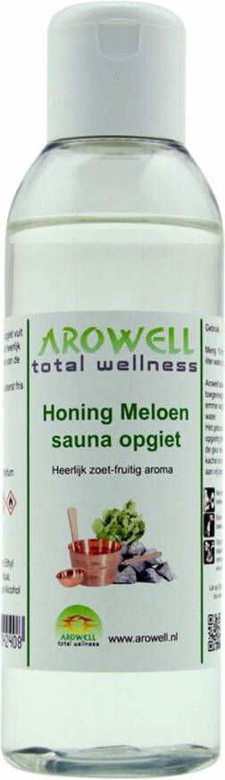 Arowell Honing Meloen sauna opgiet saunageur opgietconcentraat 100 ml