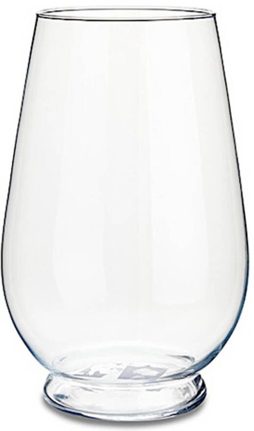 Arte r Bloemenvaas van glas 18 x 29 cm Glazen transparante cilinder vazen