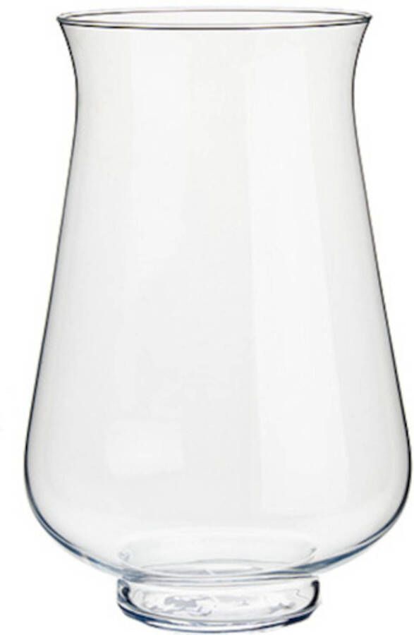 Arte r Bloemenvaas van glas 21 x 31 cm Glazen transparante vazen