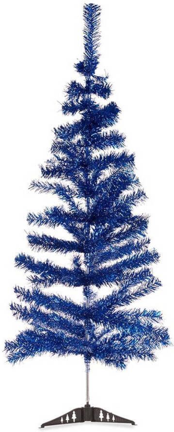 Krist+ Kunst kerstboom klein ijsblauw 120 cm Kunstkerstboom