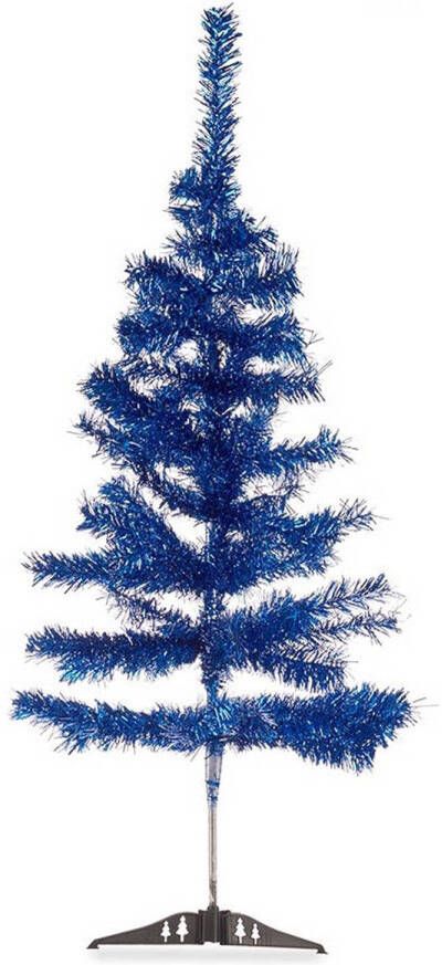 Krist+ Kunst kerstboom klein ijsblauw 90 cm Kunstkerstboom