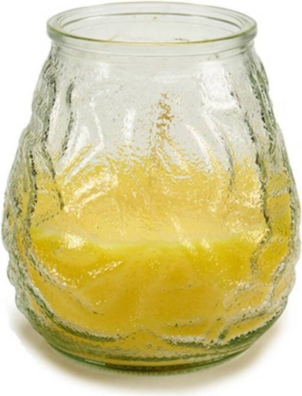 Arte r Windlicht geurkaars citronella glas 10 cm geurkaarsen
