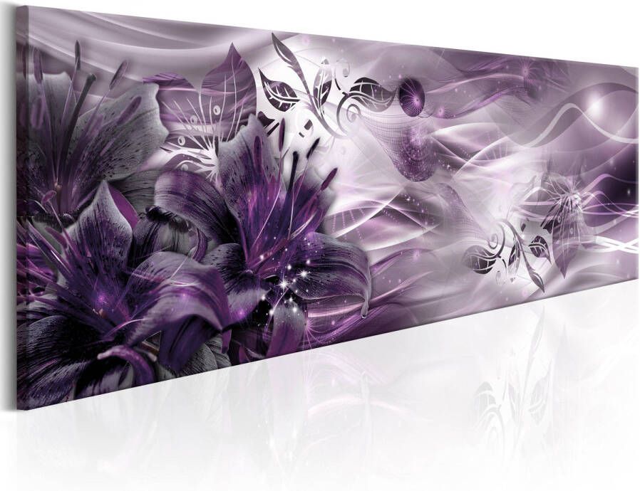 Artgeist Amethyst Constellation Canvas Schilderij 150x50cm