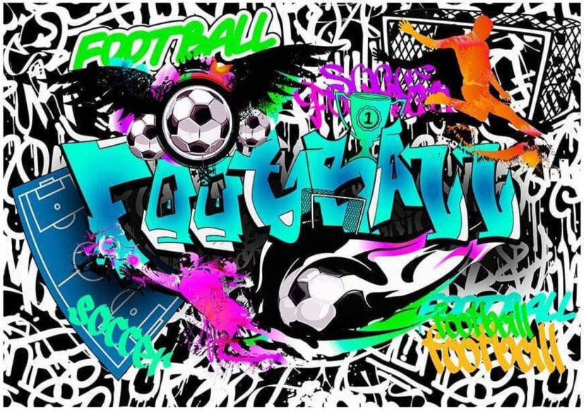 Artgeist Fotobehang Sports Graffiti 350x245cm Vliesbehang