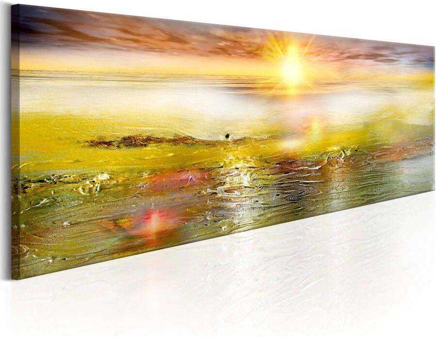 Artgeist Sunny Sea Canvas Schilderij 120x40cm