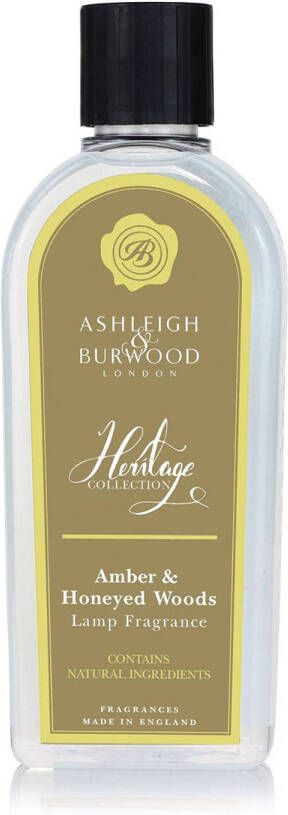 Ashleigh & Burwood Navulling voor geurbrander Heritage Amber & Honeyed Woods 500 ml