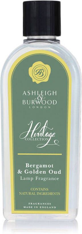 Ashleigh & Burwood Navulling voor geurbrander Heritage Bergamot & Golden Oud 500 ml