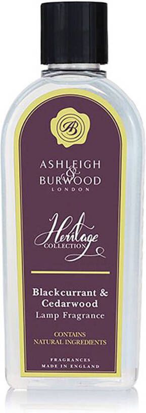 Ashleigh & Burwood Navulling voor geurbrander Heritage Blackcurrant & Cedarwood 500 ml