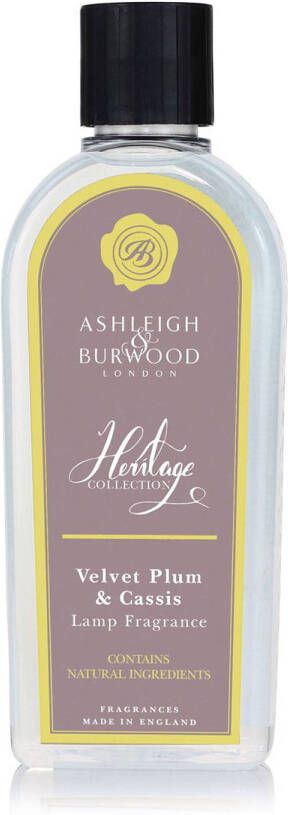 Ashleigh & Burwood Navulling voor geurbrander Heritage Velvet Plum & Cassis Oud 500 ml
