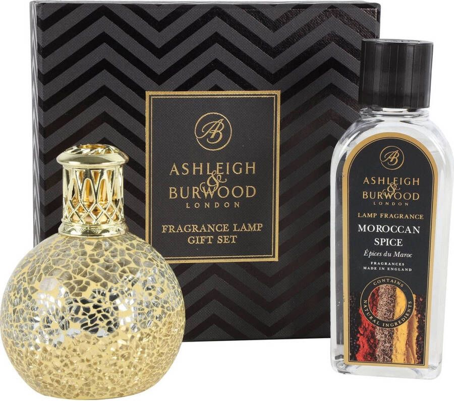 Ashleigh & Burwood Olie Moroccan Spice 250 ml + Geurlamp Little Treasure Gift Set