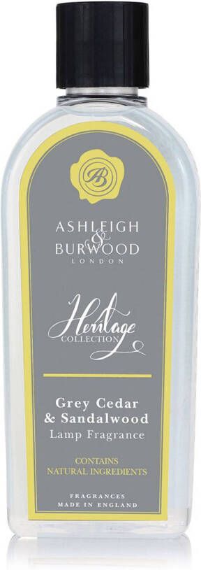 Ashleigh & Burwood Navulling voor geurbrander Heritage Grey Cedar & Sandalwood 500 ml