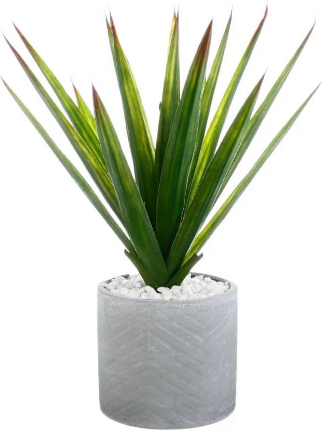 ATMOSPHERA Aloe Vera kunstplant in keramische pot 47 cm Nepplanten Kunstplanten