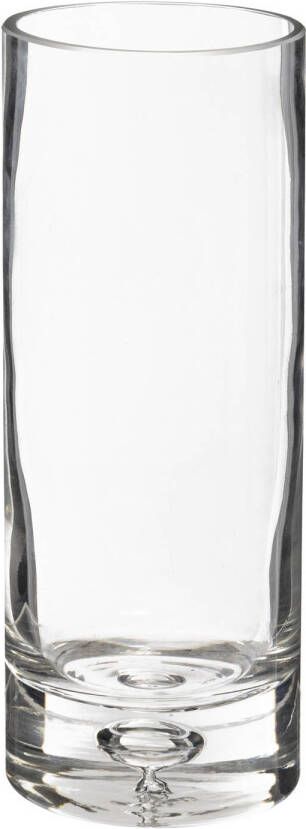 Atmosphera bloemenvaas Cilinder model transparant stevig glas H23 x D9 cm Vazen