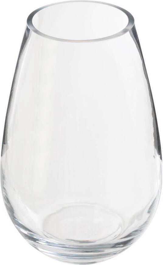 Atmosphera bloemenvaas Ovaal model transparant glas H23 x D16 cm Vazen