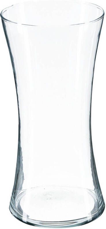 Atmosphera bloemenvaas Taps model transparant glas H30 x D14 cm Vazen