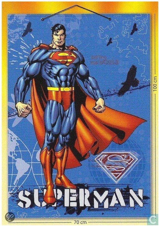 Basic Superman Textile Banner