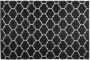 Beliani ALADANA Vloerkleed zwart 160x230 - Thumbnail 1