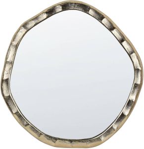 Beliani ANGKE Decoratieve Spiegel-Goud-Aluminium
