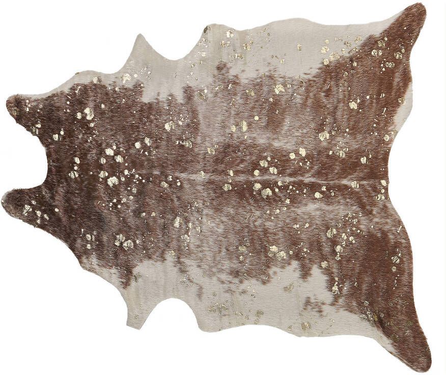 Beliani Bogong Schapenvacht-bruin-polyester Acryl