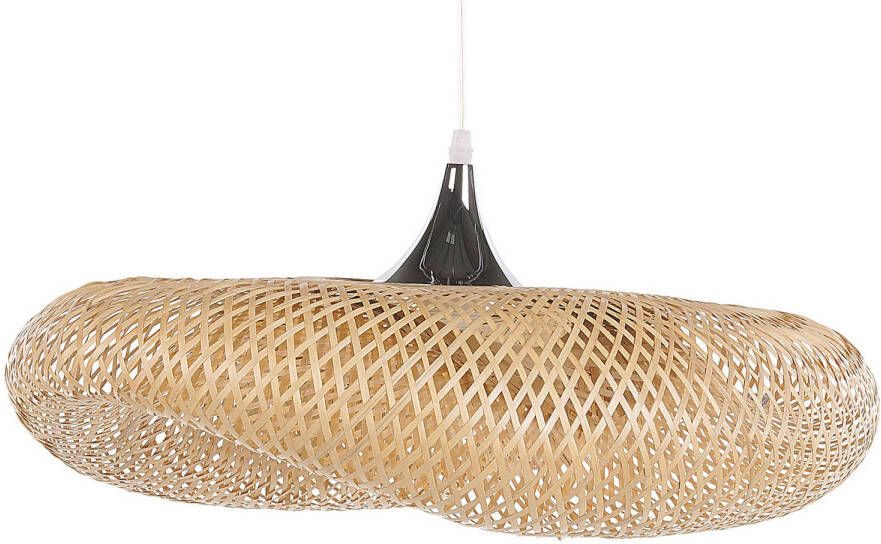 Beliani BOYNE Hanglamp-Lichte houtkleur-Bamboehout