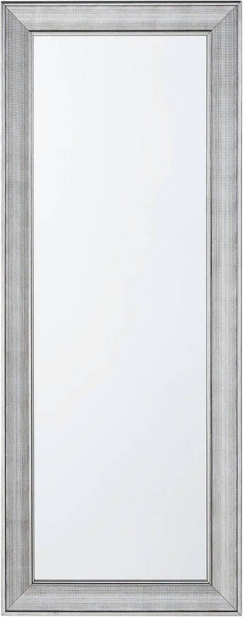 Beliani BUBRY Wandspiegel-Zilver-Synthetisch materiaal