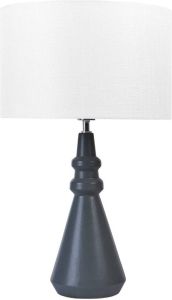 Beliani CERILLOS Tafellamp-Zwart-Keramiek