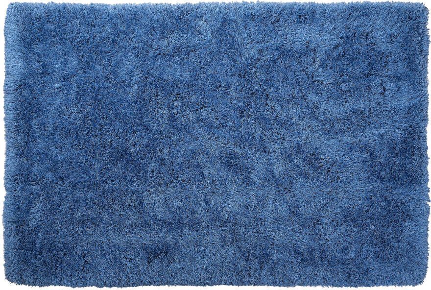 Beliani Cide Vloerkleed-blauw-polyester
