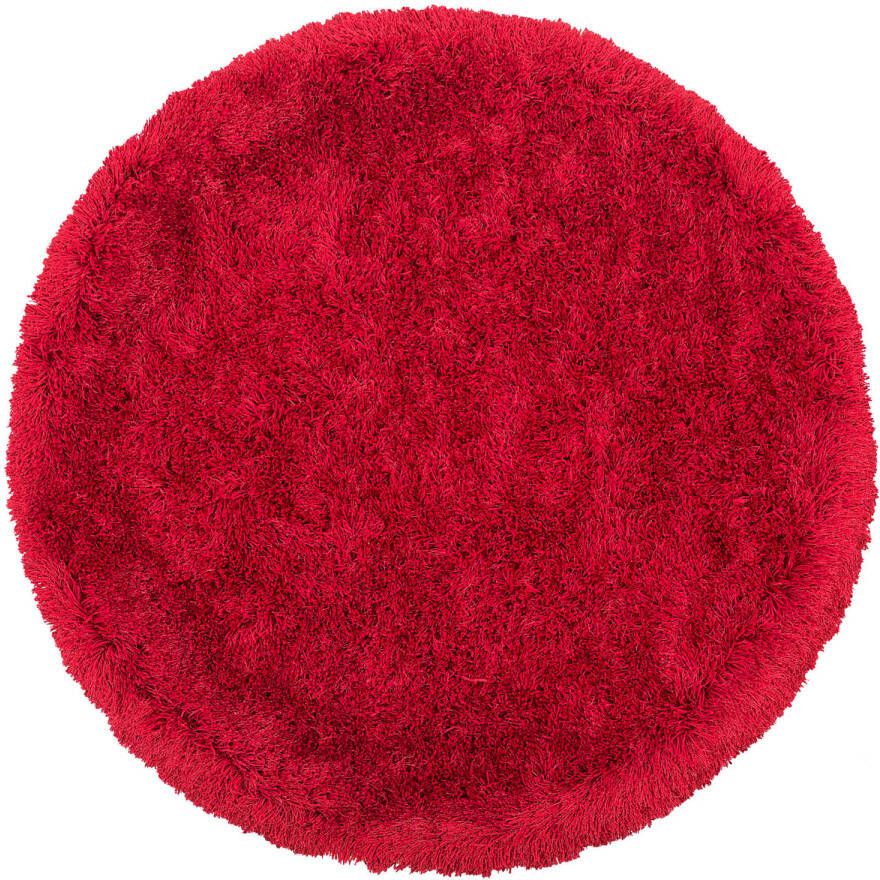 Beliani Cide Vloerkleed-rood-polyester