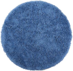 Beliani Cide Vloerkleed-blauw-polyester