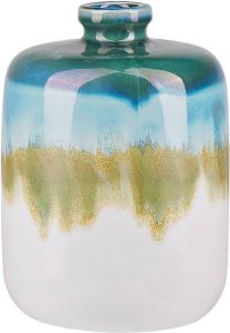 Beliani COLOSSE Bloemenvaas-multicolor-Keramiek