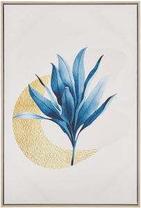 Beliani Corvaro Canvas-blauw-polyester