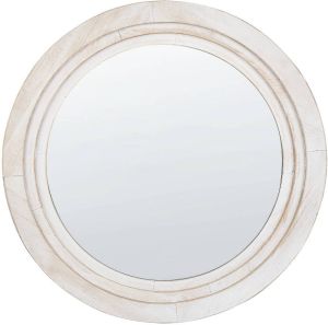 Beliani DELICIAS Decoratieve Spiegel-Wit-MDF Glas